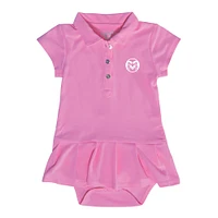 Infant Garb Pink Colorado State Rams Caroline Bodysuit Dress