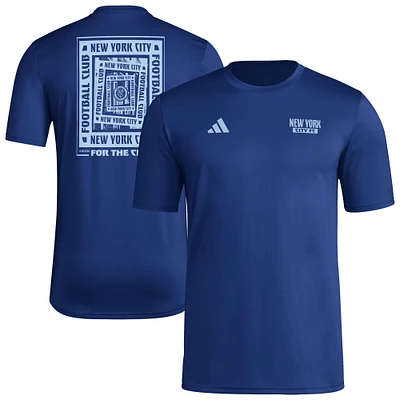 Men's adidas Navy New York City FC Local Wrap T-Shirt