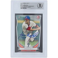 Aaron Nola Philadelphia Phillies Autographed 2014 Bowman Draft 1st Bowman Asia #DP4 Beckett Fanatics Witnessed Authenticated Card