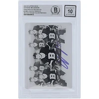 Charlie McAvoy Boston Bruins Autographed 2022-23 Upper Deck Defense Mechanism Black Printing Plate #DM-20 #1/1 Beckett Fanatics Witnessed Authenticated 10 Card
