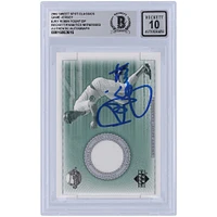 Robin Yount Milwaukee Brewers Autographed 2002 Upper Deck Sweet Spot Classic Game Jersey Relic #J-RY Beckett Fanatics Witnessed Authenticated /10 Card