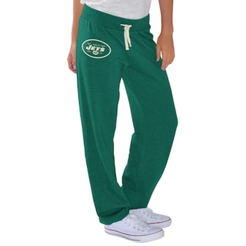 Women's G-III 4Her by Carl Banks Green New York Jets Scrimmage Fleece Pants