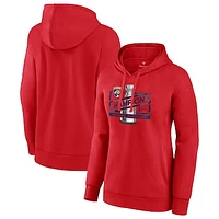 Women's Fanatics Red Florida Panthers 2024 Stanley Cup Champions Primetime Pullover Hoodie