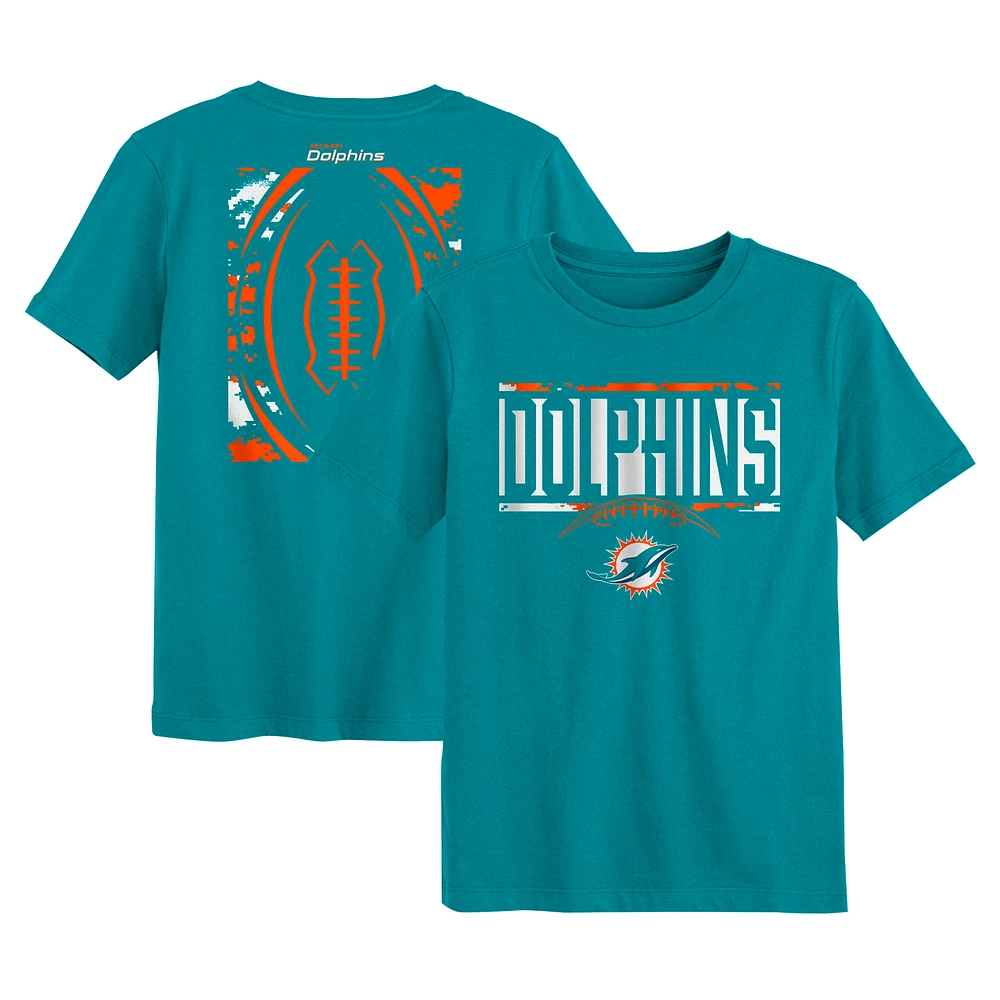 Preschool Aqua Miami Dolphins The Blitz T-Shirt