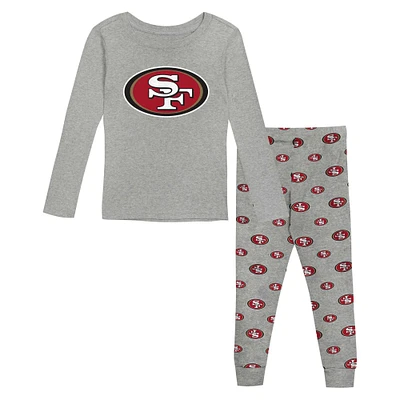 Youth San Francisco 49ers Long Sleeve T-Shirt & Pants Sleep Set