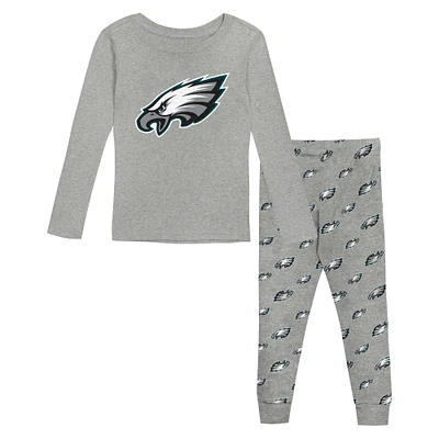 Youth Philadelphia Eagles Long Sleeve T-Shirt & Pants Sleep Set