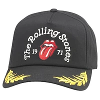 Men's American Needle Black Rolling Stones  Club Captain Hat