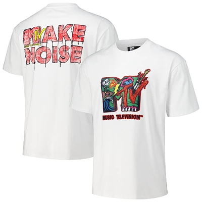 Men's Freeze Max White MTV Drip Loose Fit T-Shirt