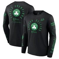 Men's Fanatics Black Boston Celtics 2024 NBA Finals Champions Drive to the Hoop Long Sleeve T-Shirt