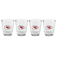 The Memory Company Kansas City Chiefs 4-Pack 2oz. Shot Glass Set