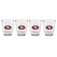 The Memory Company San Francisco 49ers 4-Pack 2oz. Shot Glass Set