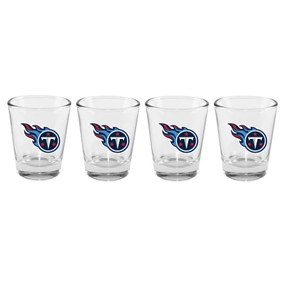 The Memory Company Tennessee Titans 4-Pack 2oz. Shot Glass Set