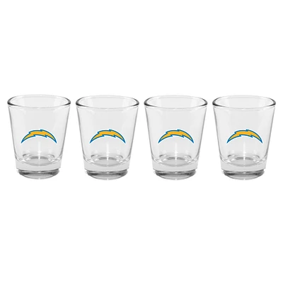 The Memory Company Los Angeles Chargers 4-Pack 2oz. Shot Glass Set