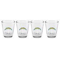 The Memory Company Los Angeles Chargers 4-Pack 2oz. Shot Glass Set