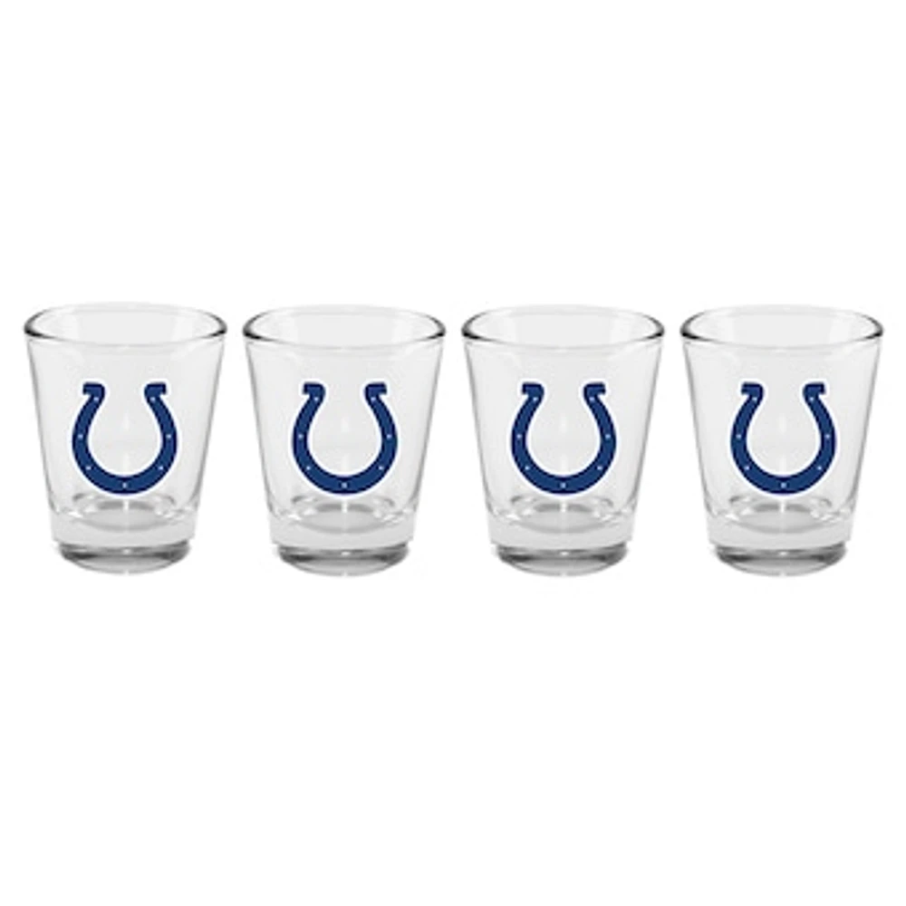 The Memory Company Indianapolis Colts 4-Pack 2oz. Shot Glass Set