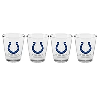 The Memory Company Indianapolis Colts 4-Pack 2oz. Shot Glass Set