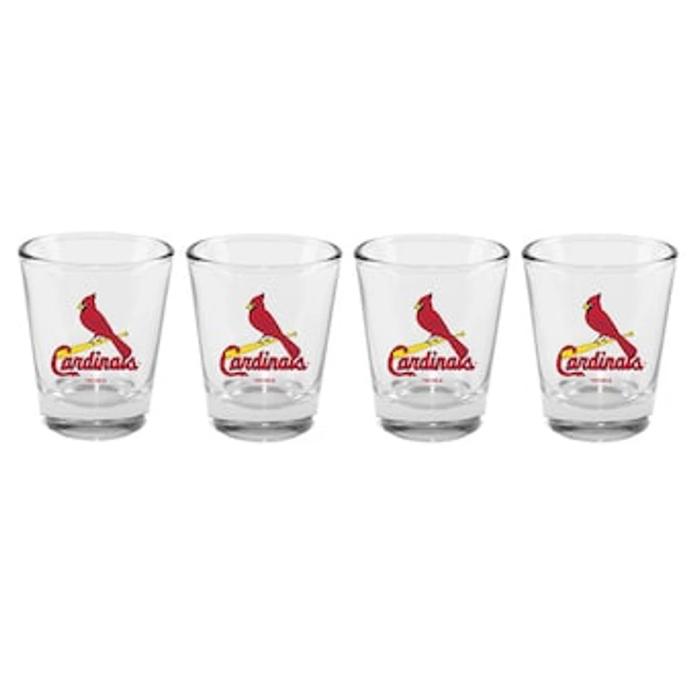 The Memory Company St. Louis Cardinals 4-Pack 2oz. Shot Glass Set