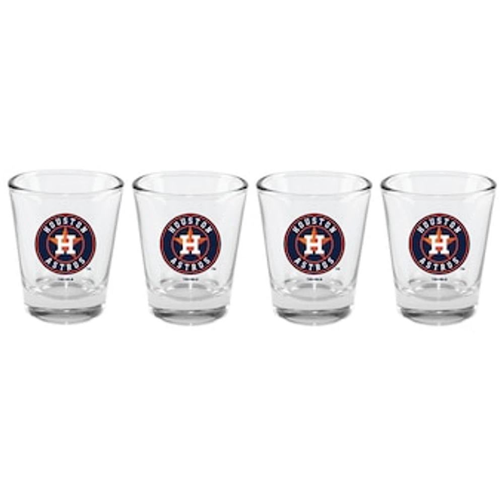 The Memory Company Houston Astros 4-Pack 2oz. Shot Glass Set