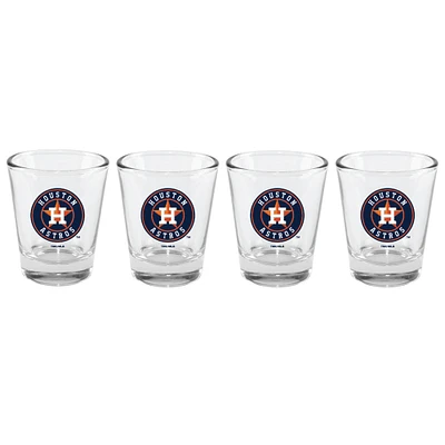 The Memory Company Houston Astros 4-Pack 2oz. Shot Glass Set