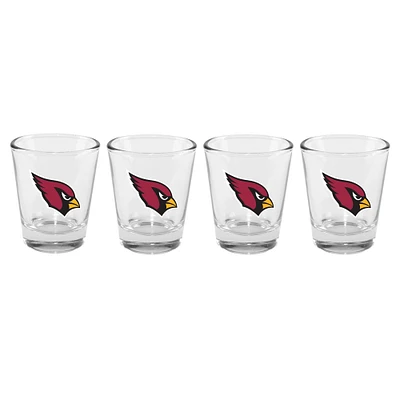 The Memory Company Arizona Cardinals 4-Pack 2oz. Shot Glass Set