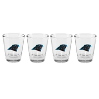 The Memory Company Carolina Panthers 4-Pack 2oz. Shot Glass Set