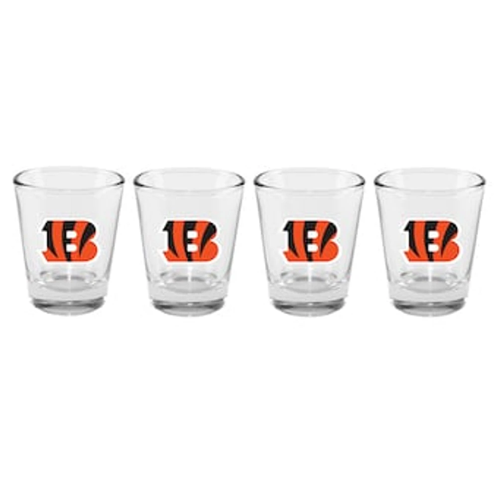 The Memory Company Cincinnati Bengals 4-Pack 2oz. Shot Glass Set