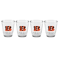 The Memory Company Cincinnati Bengals 4-Pack 2oz. Shot Glass Set