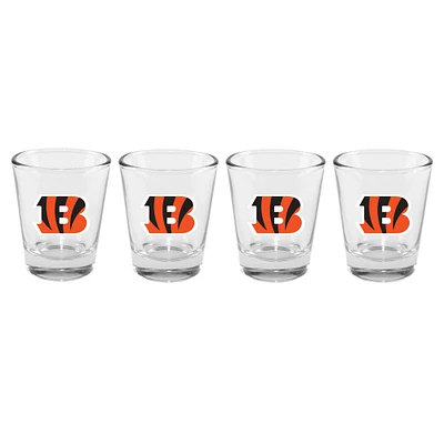 The Memory Company Cincinnati Bengals 4-Pack 2oz. Shot Glass Set