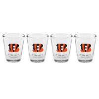 The Memory Company Cincinnati Bengals 4-Pack 2oz. Shot Glass Set