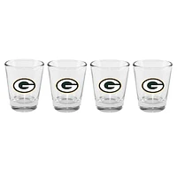 The Memory Company Green Bay Packers 4-Pack 2oz. Shot Glass Set