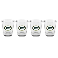 The Memory Company Green Bay Packers 4-Pack 2oz. Shot Glass Set