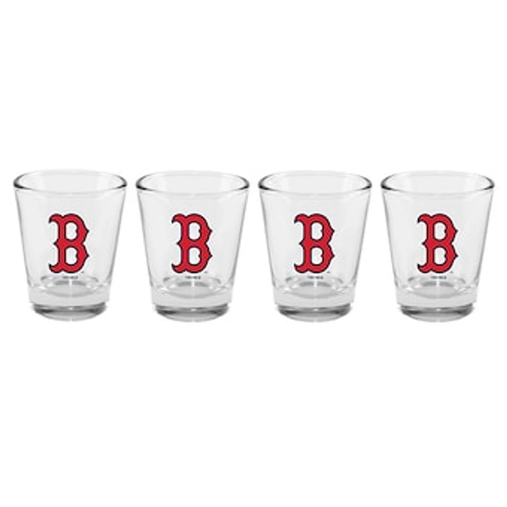 The Memory Company Boston Red Sox 4-Pack 2oz. Shot Glass Set