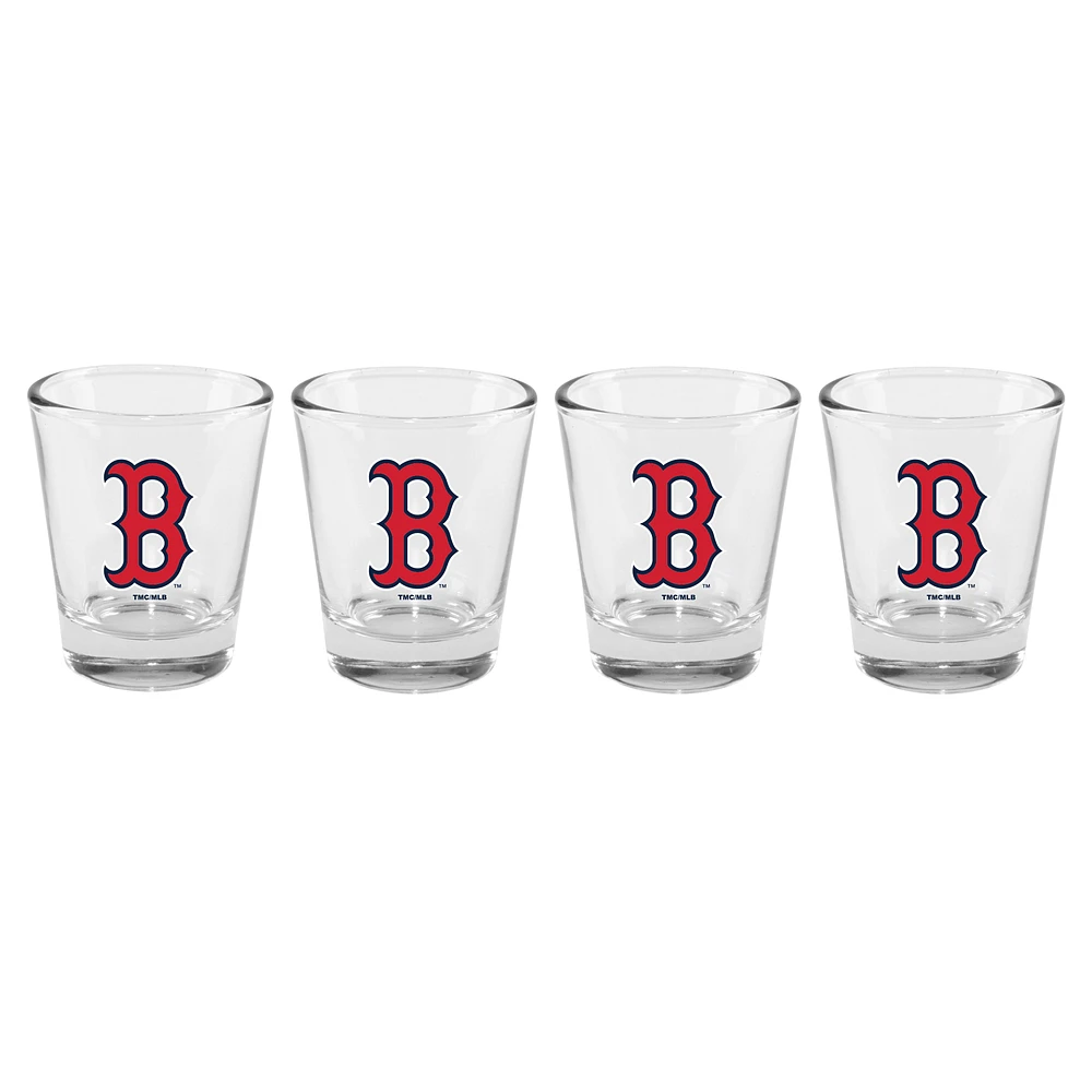 The Memory Company Boston Red Sox 4-Pack 2oz. Shot Glass Set