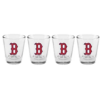 The Memory Company Boston Red Sox 4-Pack 2oz. Shot Glass Set