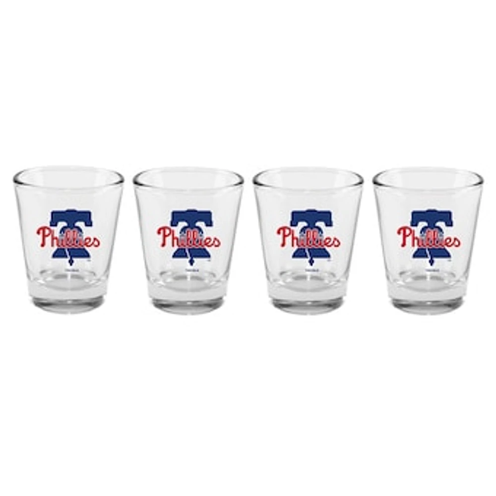 The Memory Company Philadelphia Phillies 4-Pack 2oz. Shot Glass Set