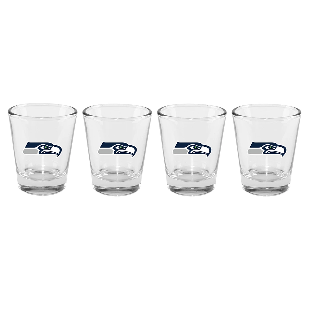 The Memory Company Seattle Seahawks 4-Pack 2oz. Shot Glass Set