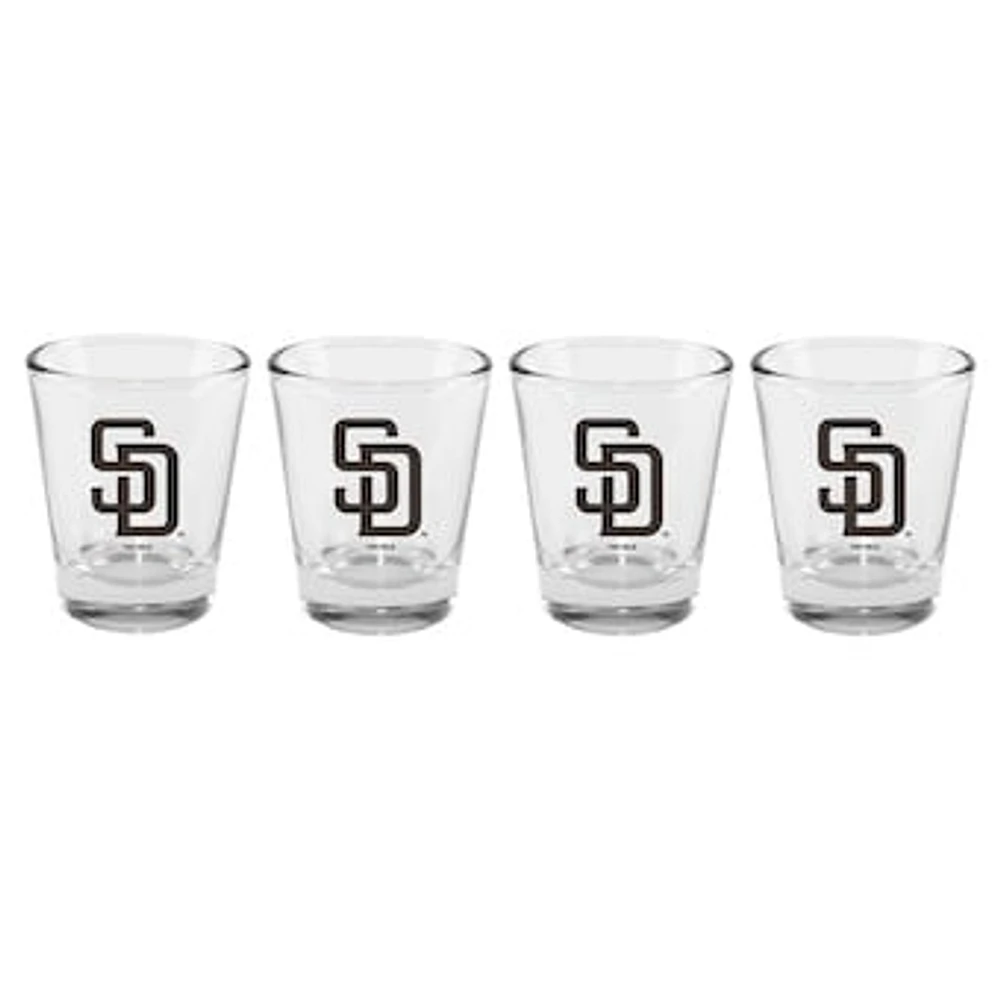 The Memory Company San Diego Padres 4-Pack 2oz. Shot Glass Set