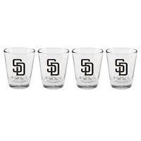 The Memory Company San Diego Padres 4-Pack 2oz. Shot Glass Set