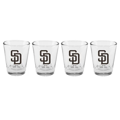 The Memory Company San Diego Padres 4-Pack 2oz. Shot Glass Set