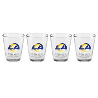 The Memory Company Los Angeles Rams 4-Pack 2oz. Shot Glass Set