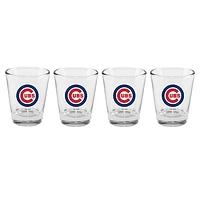 The Memory Company Chicago Cubs 4-Pack 2oz. Shot Glass Set