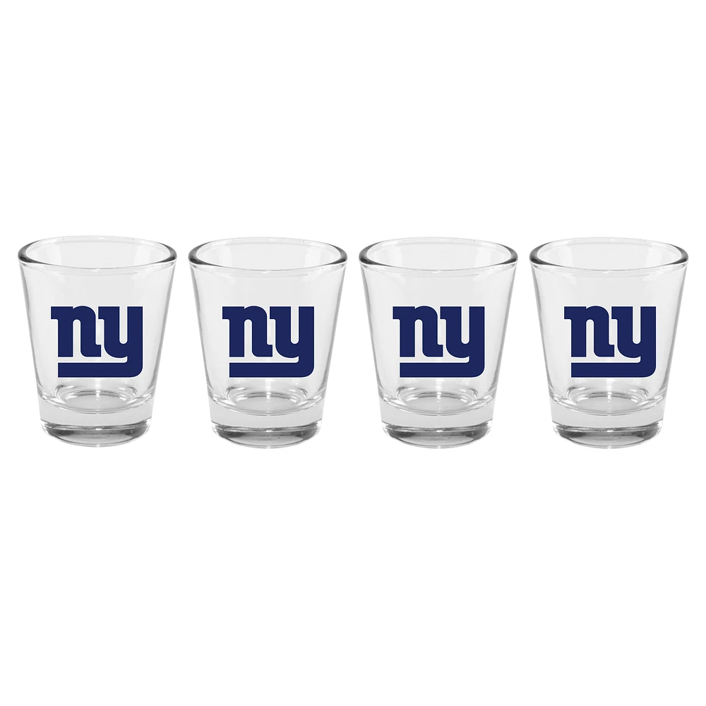 The Memory Company New York Giants 4-Pack 2oz. Shot Glass Set