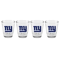 The Memory Company New York Giants 4-Pack 2oz. Shot Glass Set