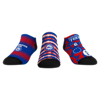 Youth Rock Em Socks Philadelphia 76ers Make Some Noise 3-Pack Low-Cut Socks
