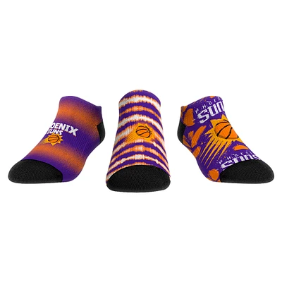Youth Rock Em Socks Phoenix Suns Make Some Noise 3-Pack Low-Cut Socks