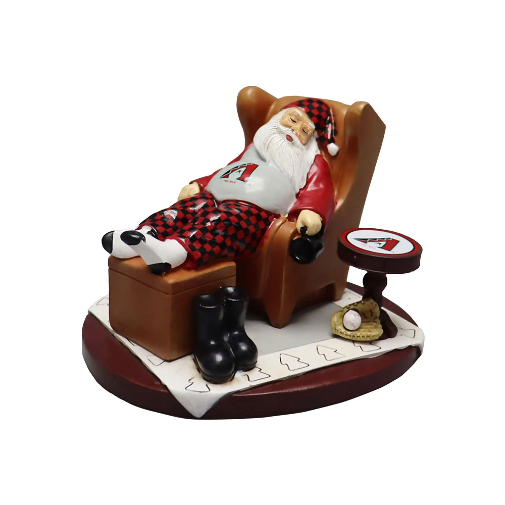 The Memory Company Arizona Diamondbacks Resting Santa Figurine