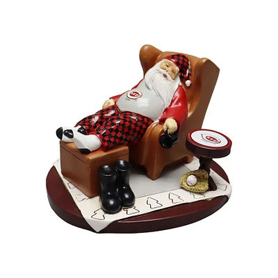 The Memory Company Cincinnati Reds Resting Santa Figurine