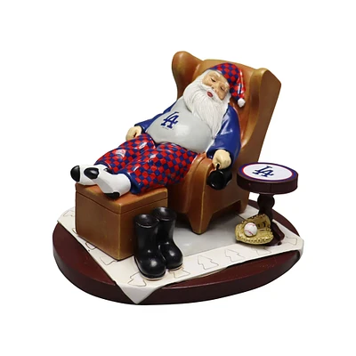 The Memory Company Los Angeles Dodgers Resting Santa Figurine