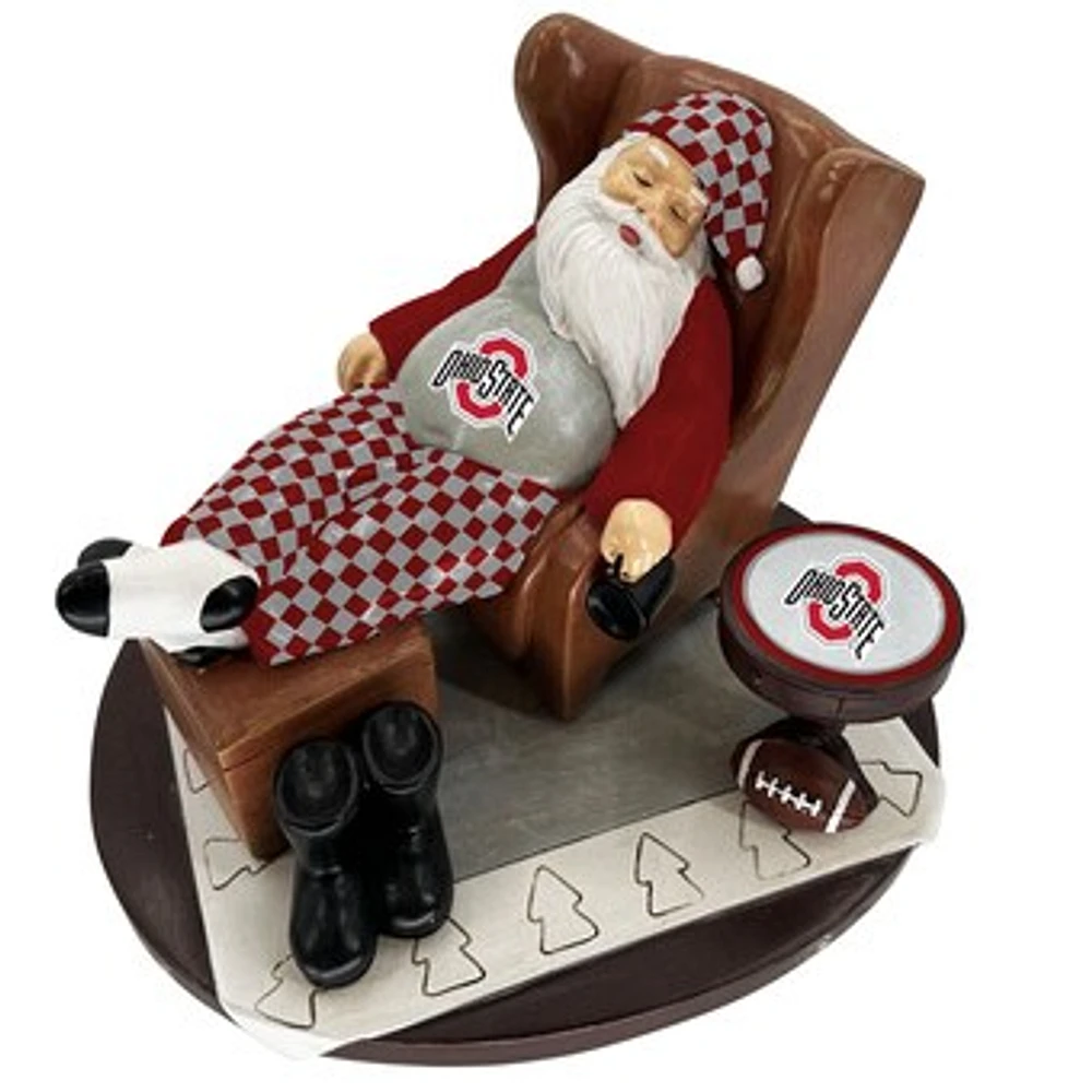 The Memory Company Ohio State Buckeyes Resting Santa Figurine