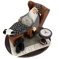 The Memory Company Texas Longhorns Resting Santa Figurine